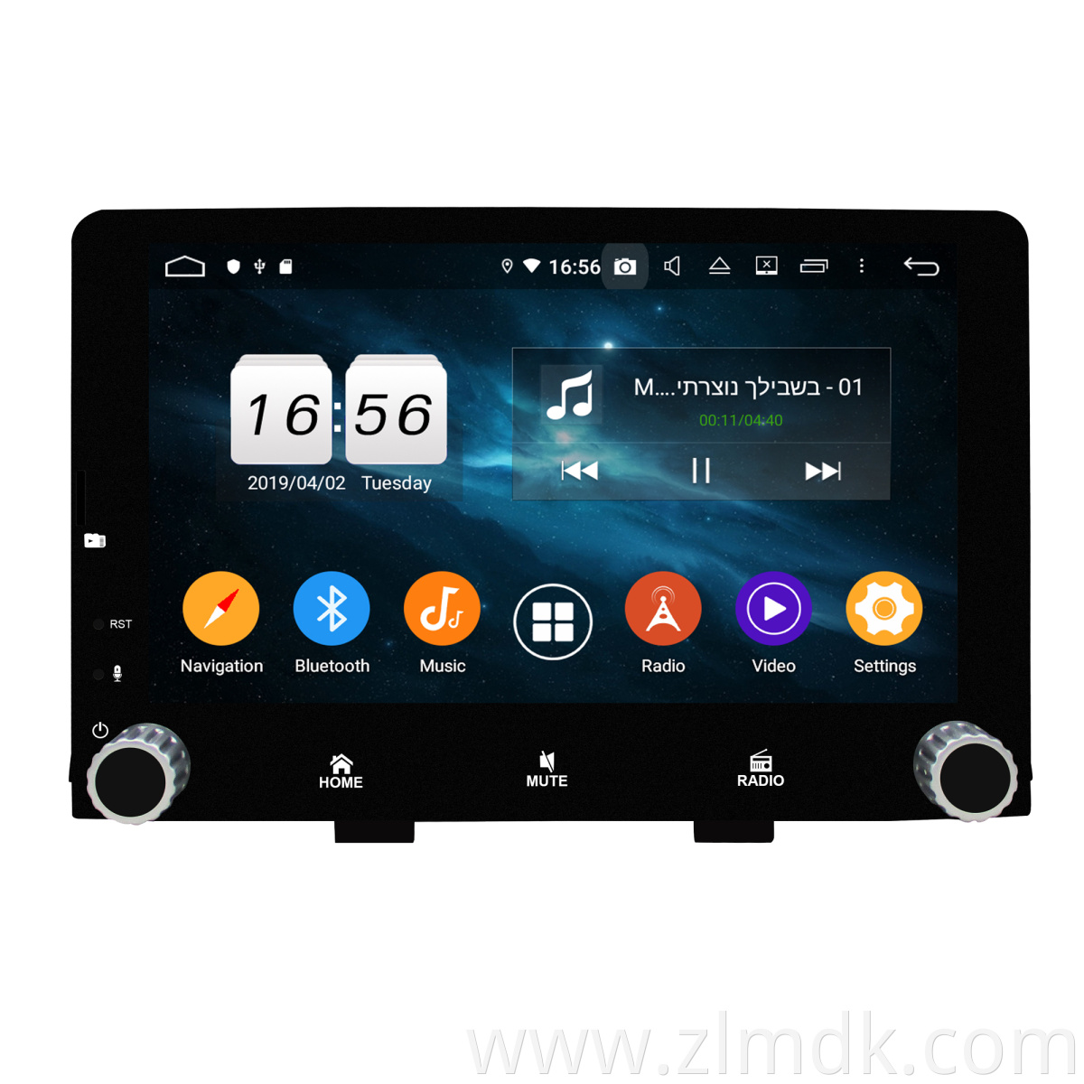 Android car dvd for RIO 2017-2018